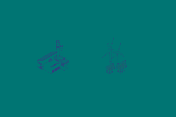 IF grant banner green with industry factory icons